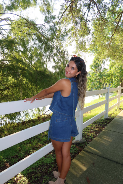 Denim Days Skort