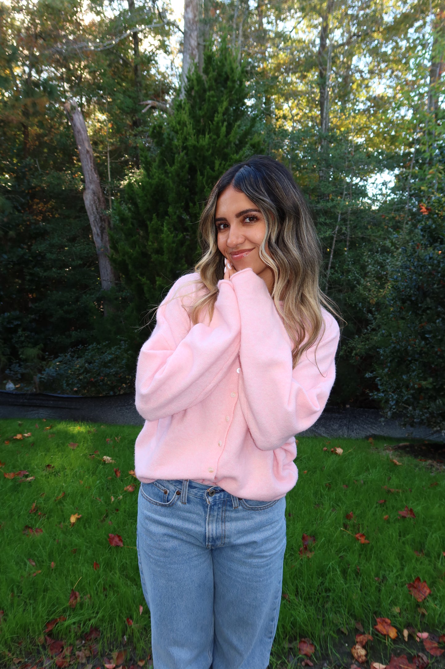 Butterfly Effect Cardi- Pink