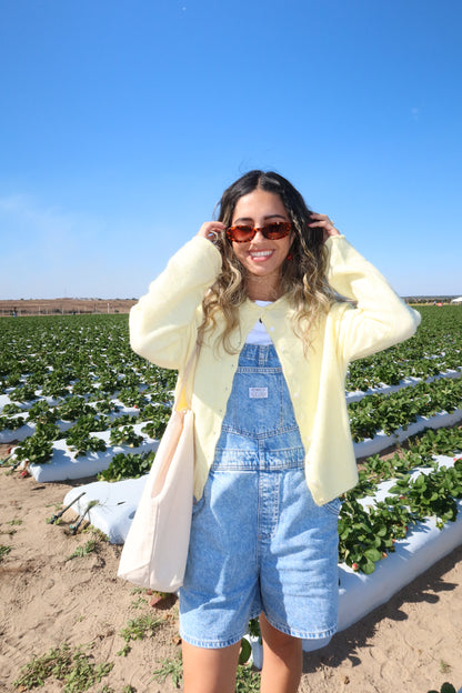 Butterfly Effect Cardigan- Yellow