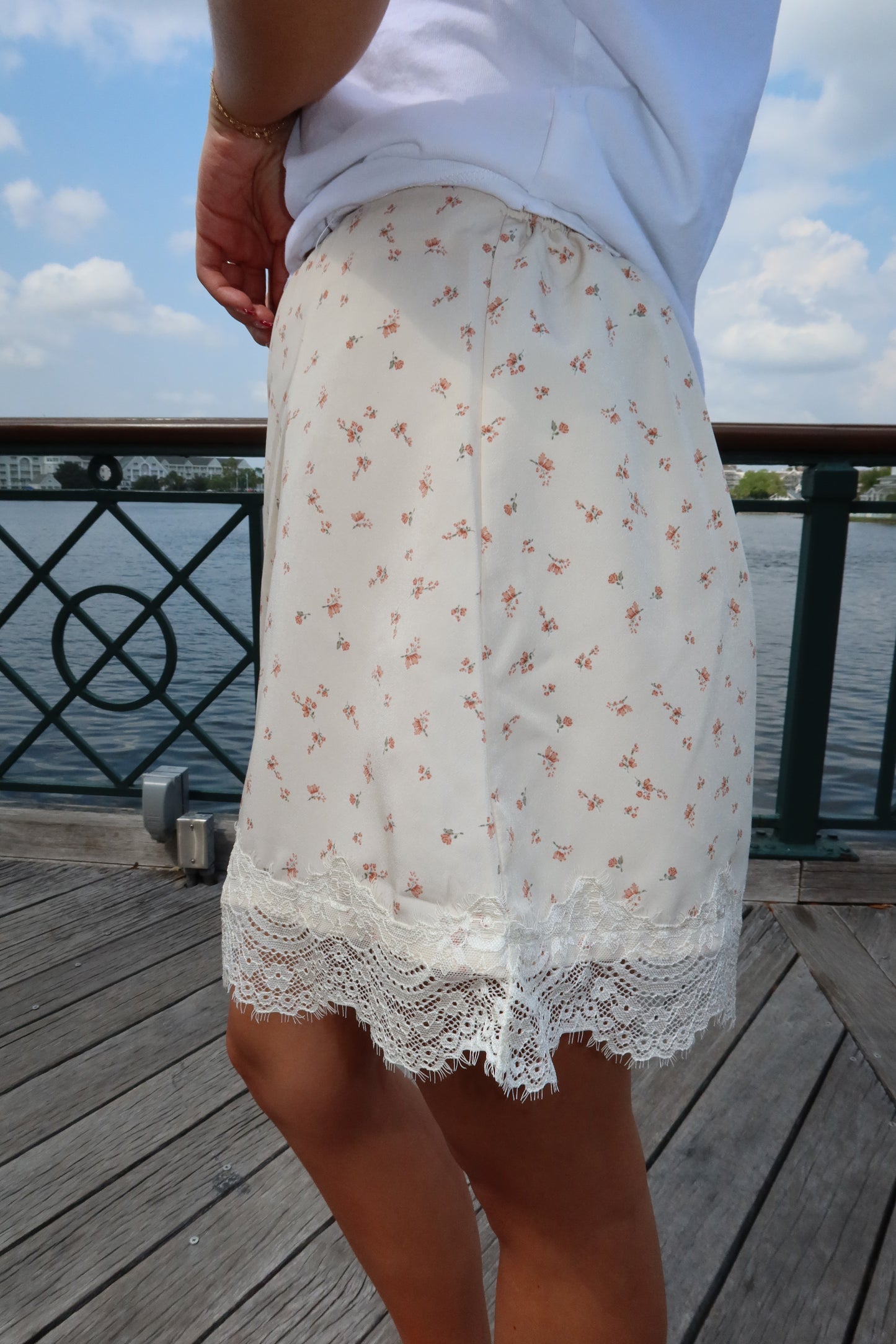 Colette Lace Floral Skirt