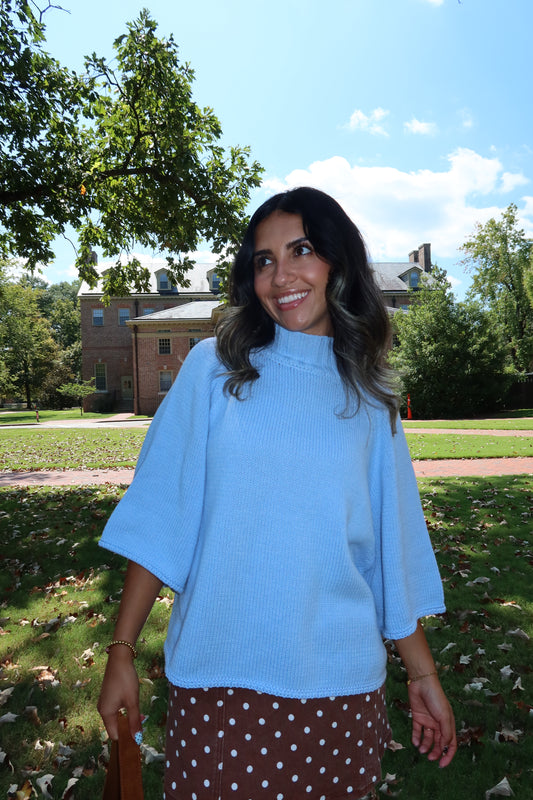 Cova Knit Mock Sweater