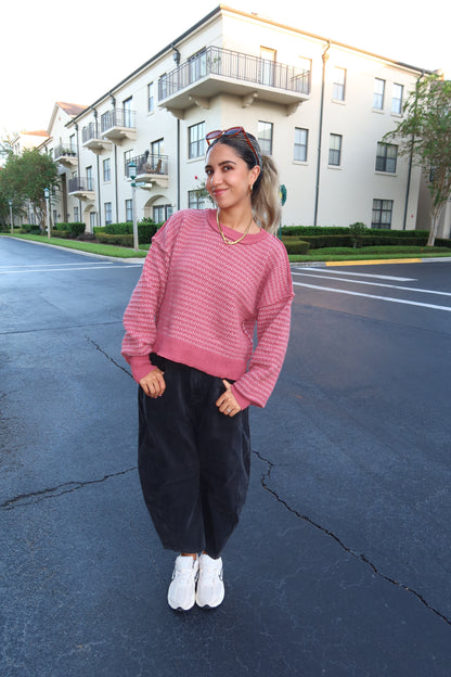 Rosewood Knit Sweater