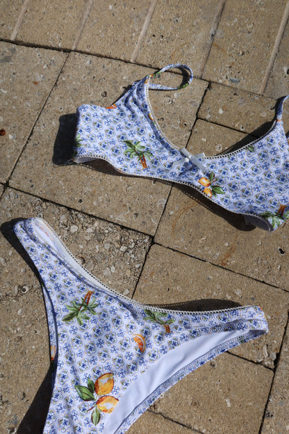 Mediterranean Citrus Tile Bikini
