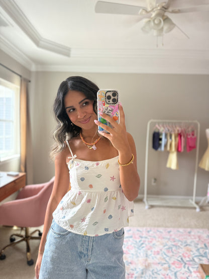 Seashell Tank Top