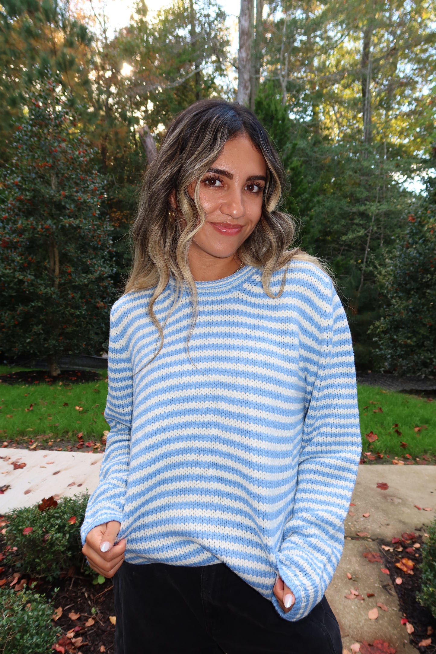 Skyline Striped Knit Sweater