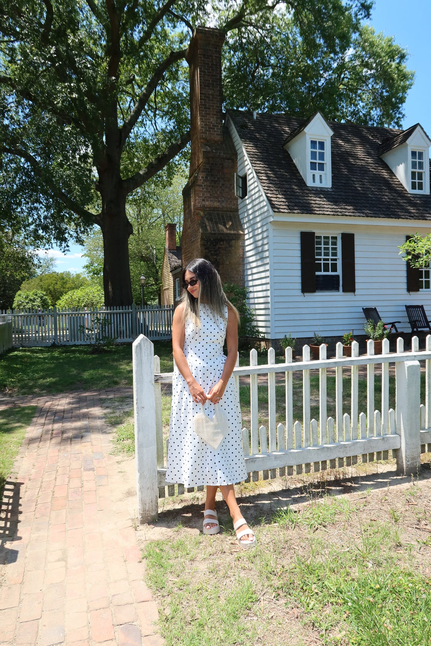 Amelia Polka Dot Dress