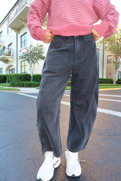 Rory Barrel Jeans- Black