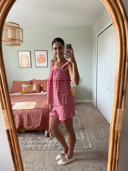 Sweetheart Gingham Shorts