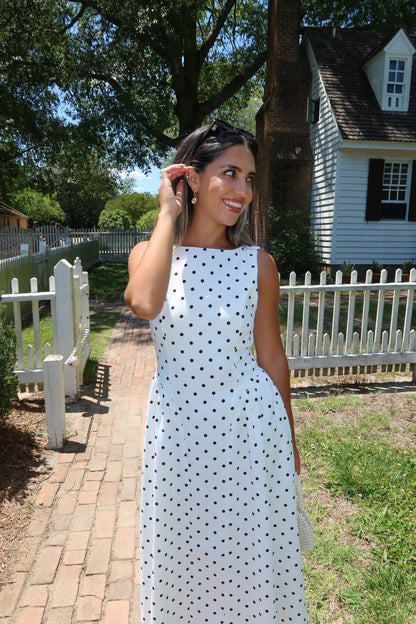 Amelia Polka Dot Dress