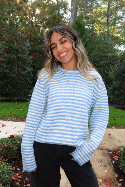 Skyline Striped Knit Sweater
