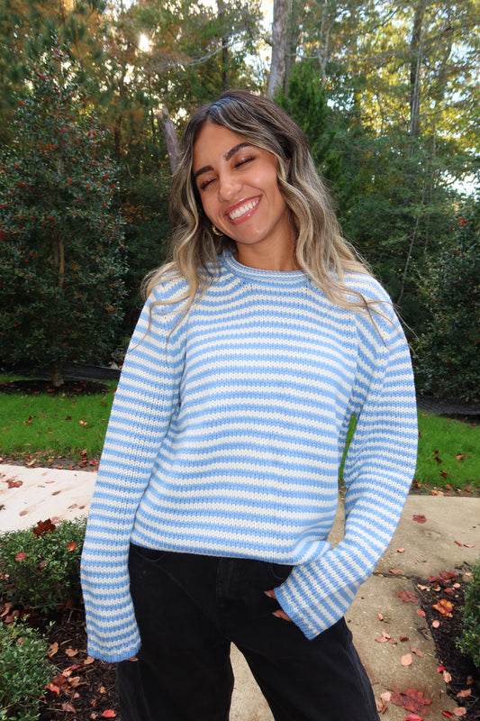 Skyline Striped Knit Sweater