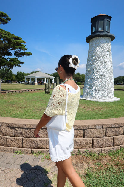 Golden Coast Crochet Poncho