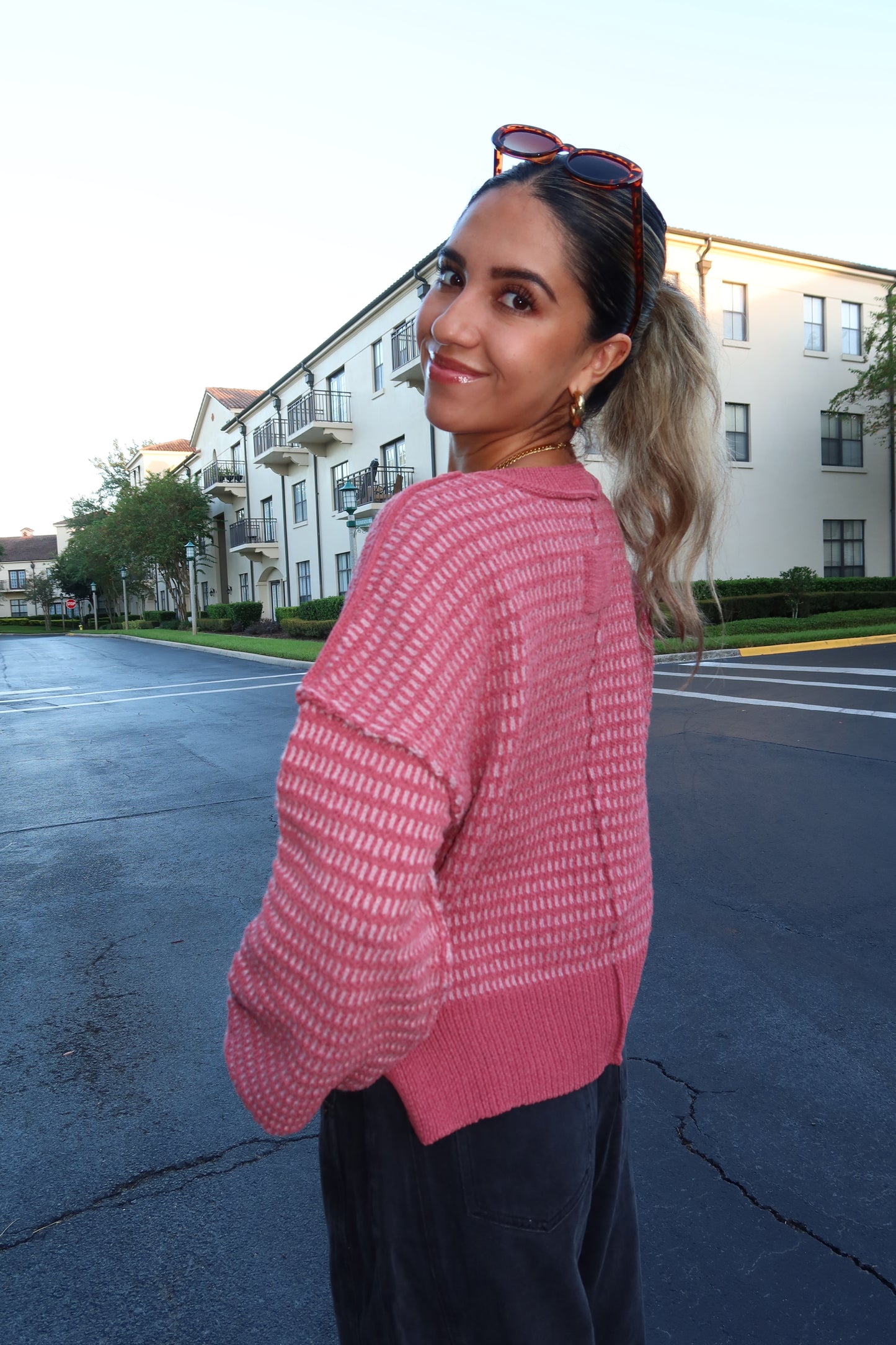 Rosewood Knit Sweater