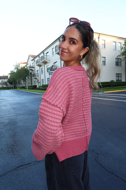 Rosewood Knit Sweater