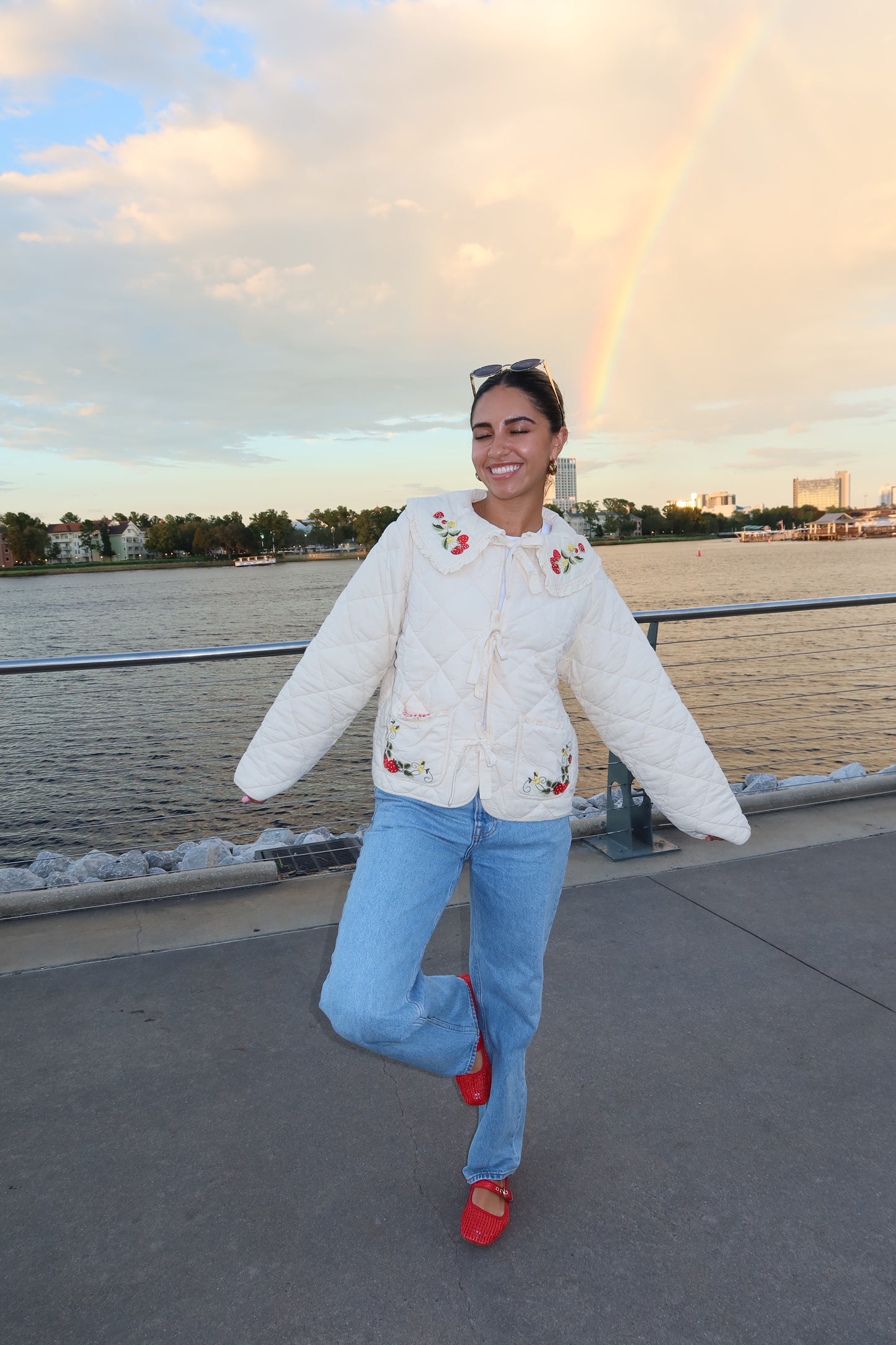 Strawberry Fields Quilted Jacket