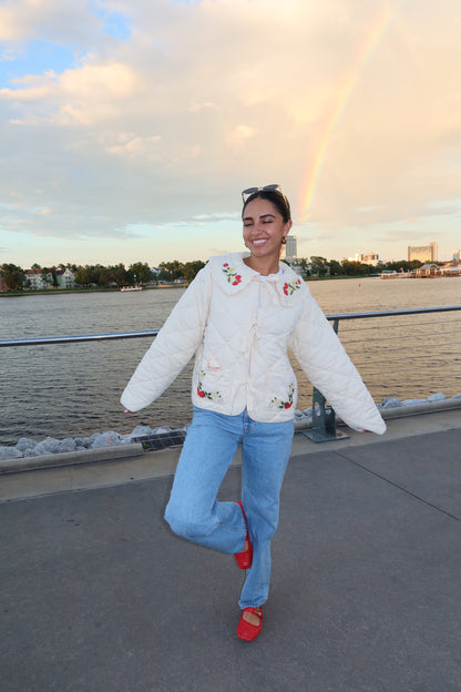 Strawberry Fields Quilted Jacket