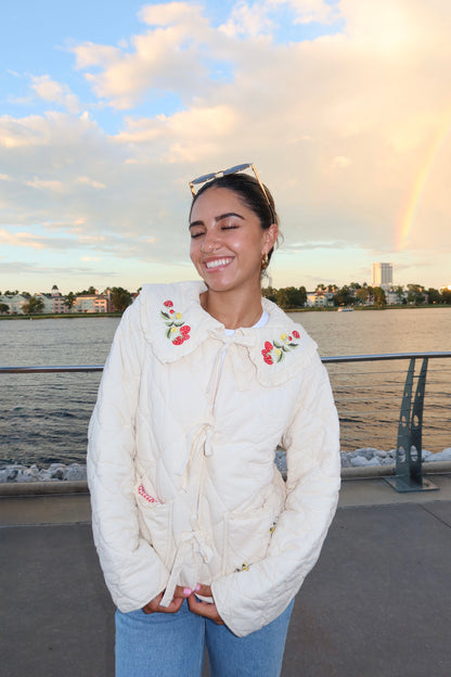 Strawberry Fields Quilted Jacket