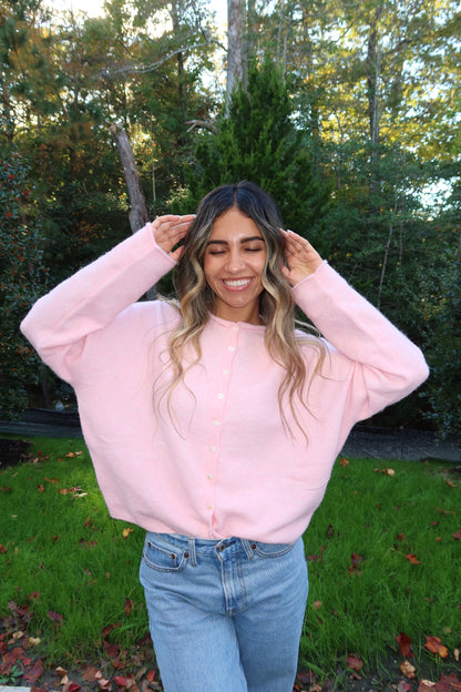 Butterfly Effect Cardi- Pink
