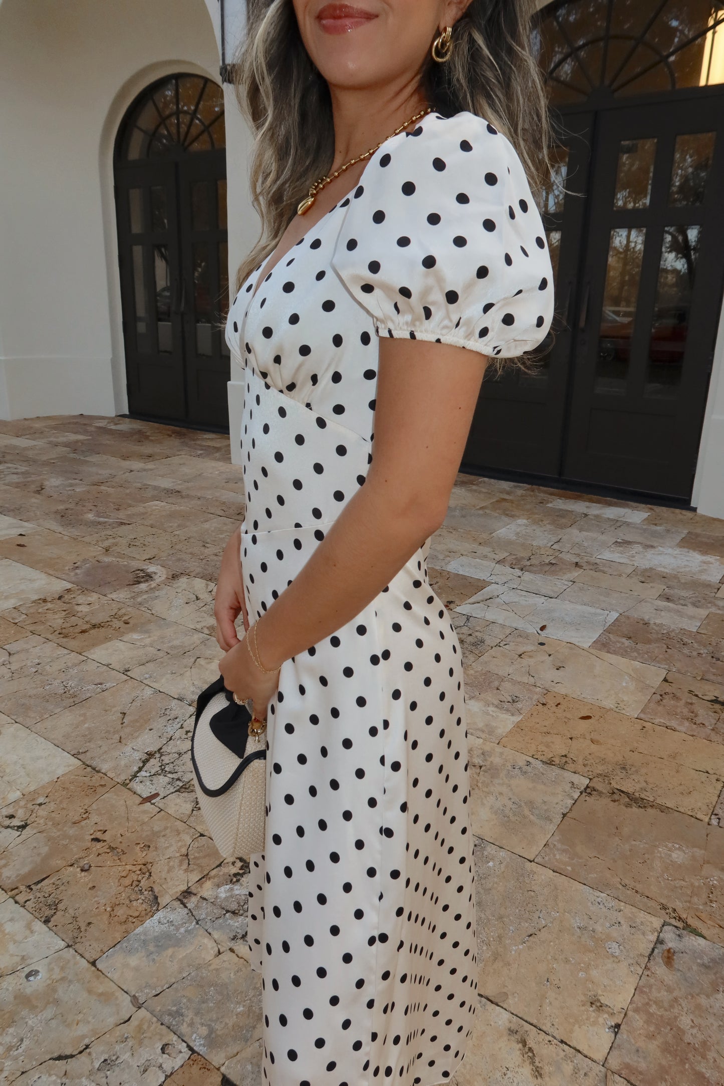 Pearl Dotted Dress