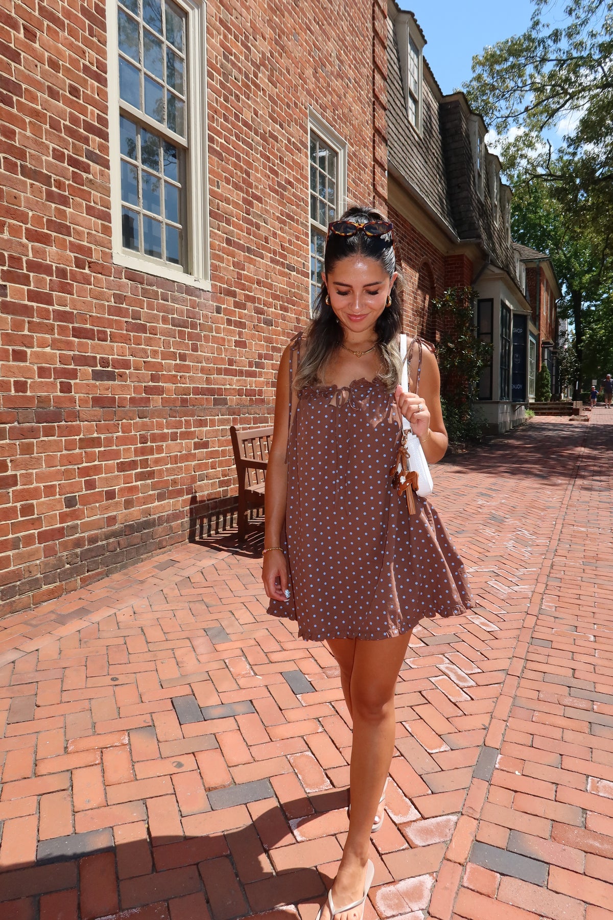 Hazel Dot Mini Dress