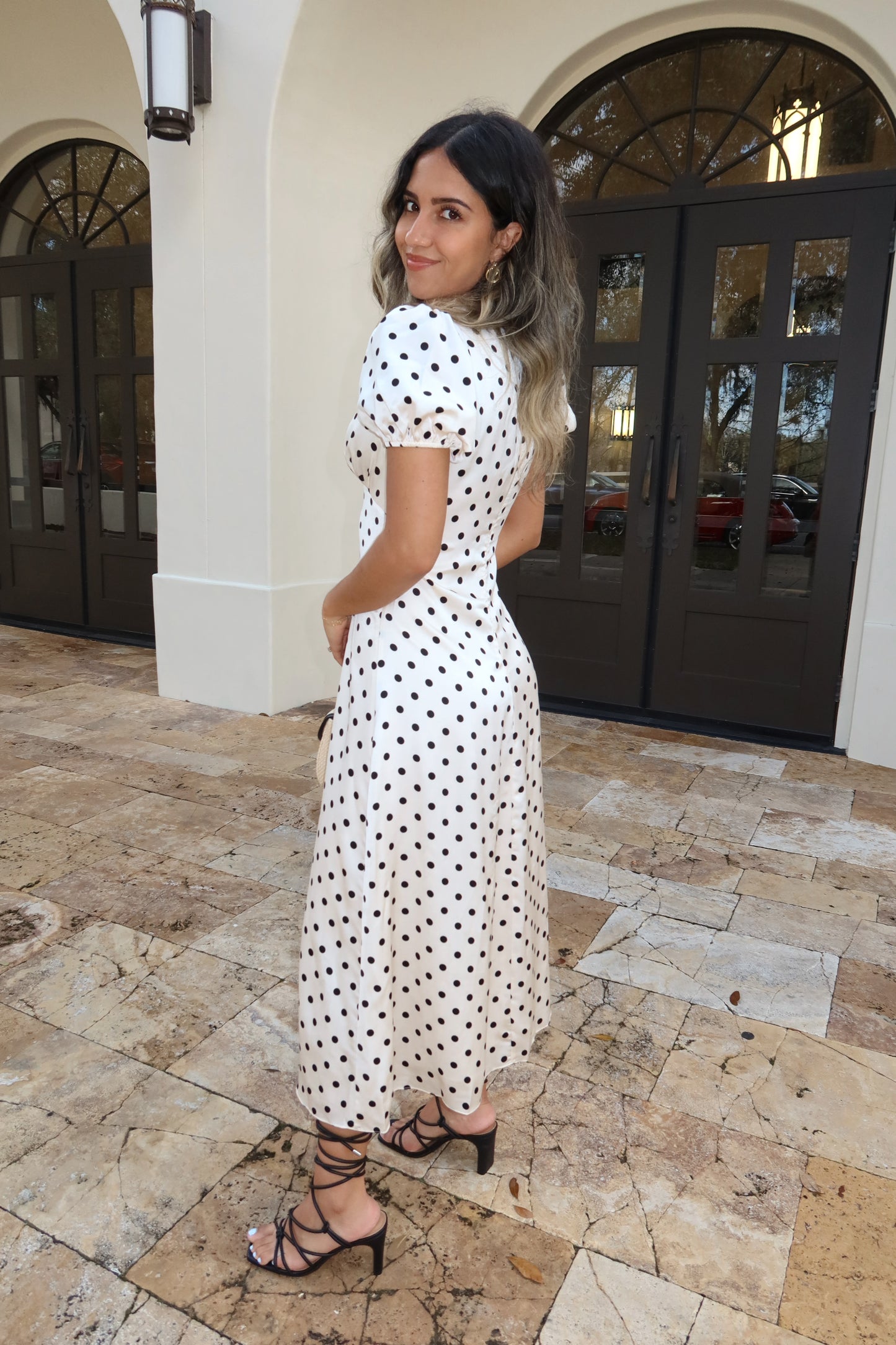 Pearl Dotted Dress