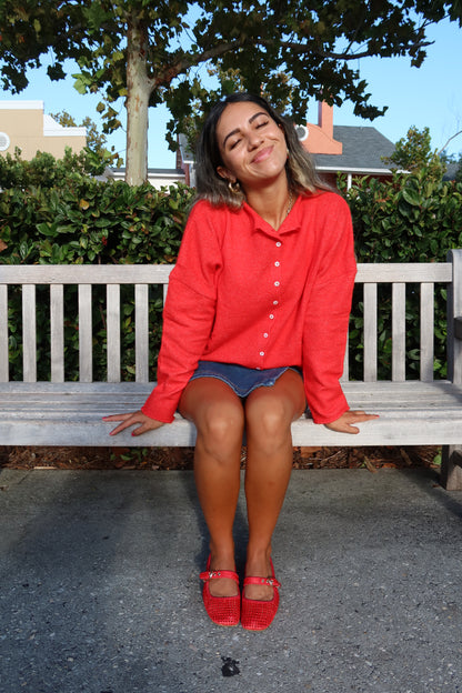 Butterfly Effect Cardi- Red