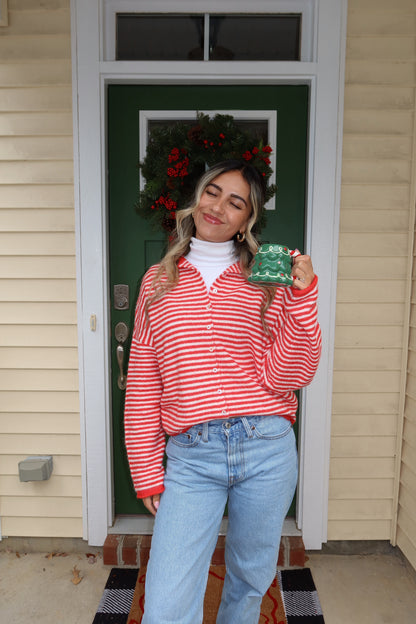 Candy Cane Cardigan