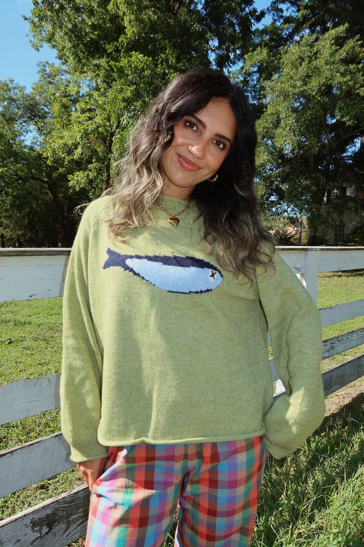 Gone Fishing Knit Sweater