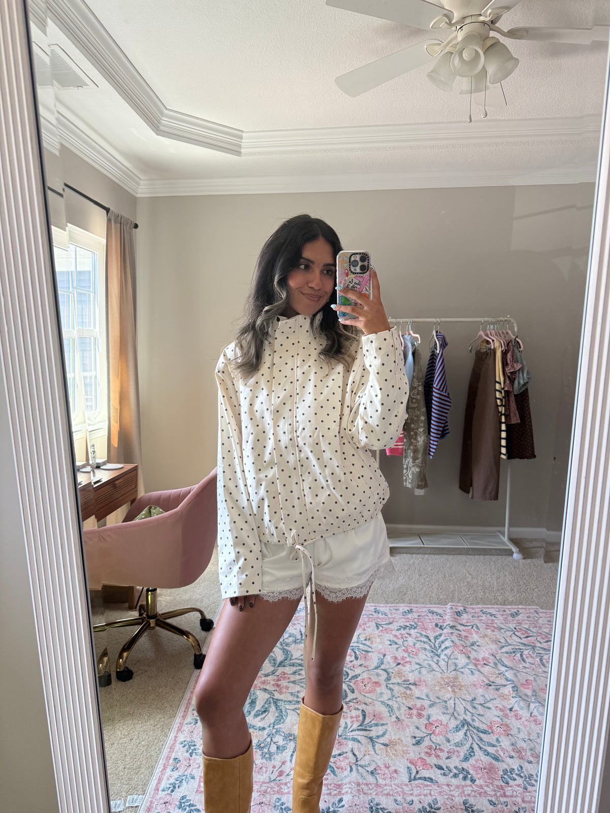 Chantilly Lace Satin Shorts