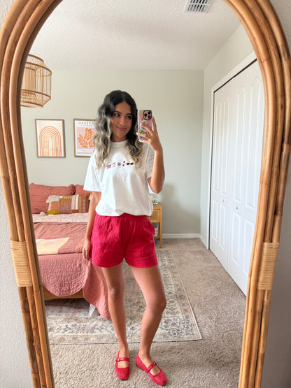 American Cutie Embroidered Tee