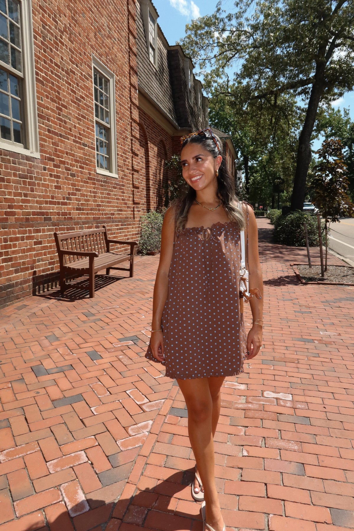 Hazel Dot Mini Dress
