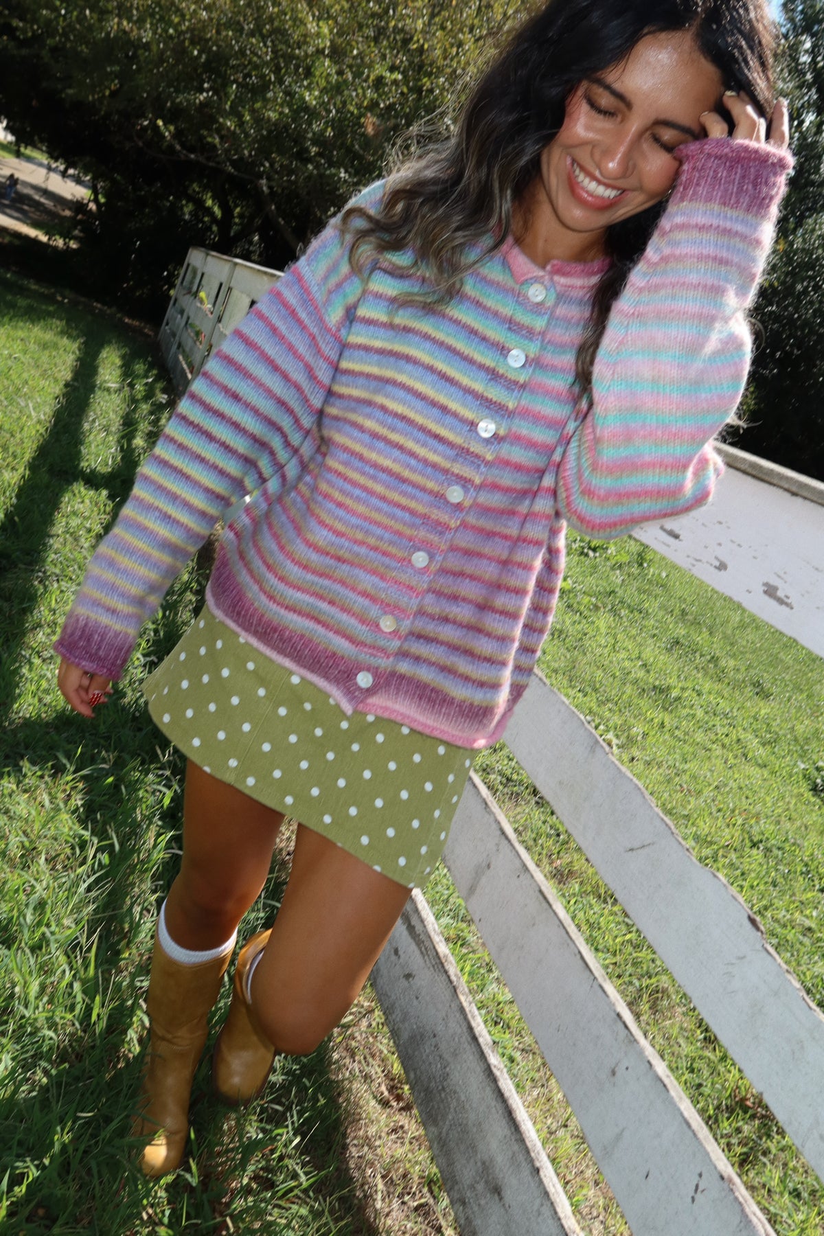 Poppy Skort- Chartreuse