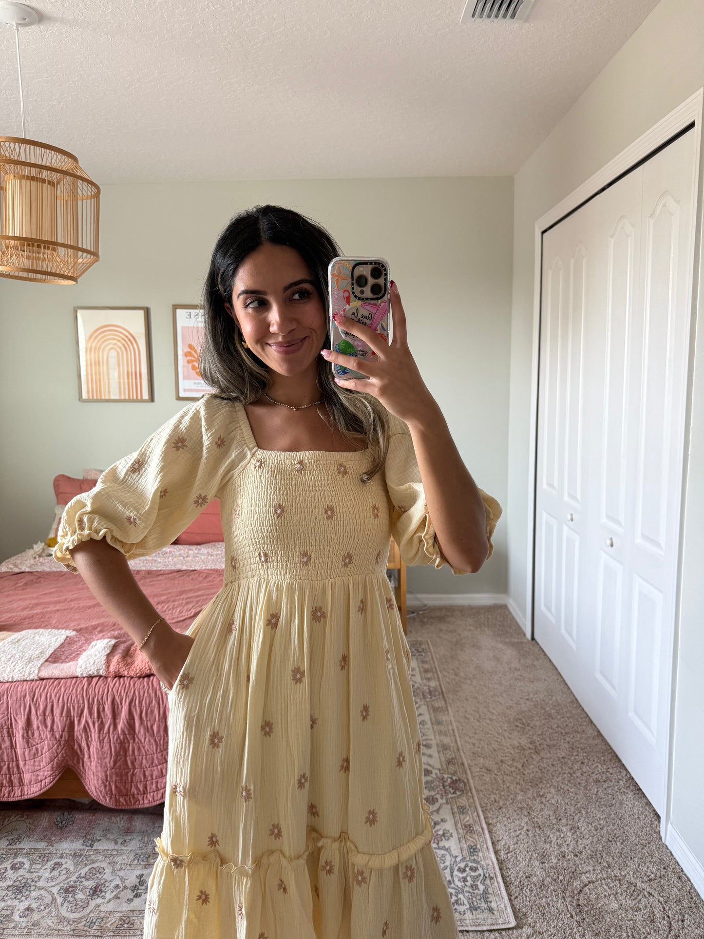 Golden Daisy Dress