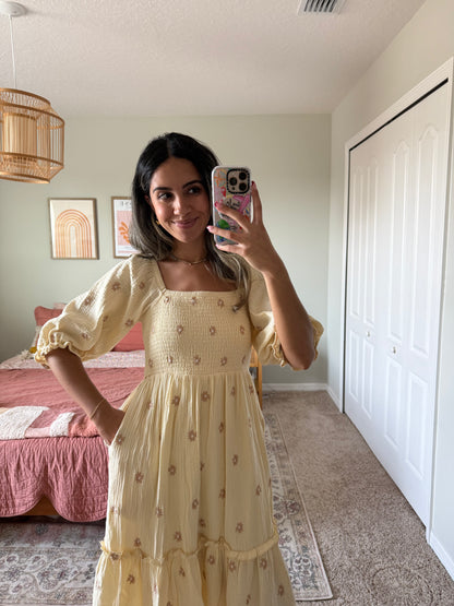Golden Daisy Dress