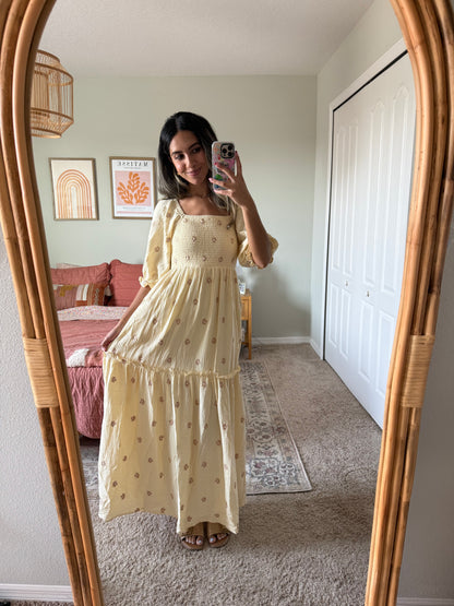 Golden Daisy Dress