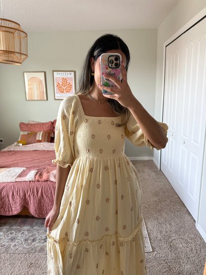 Golden Daisy Dress