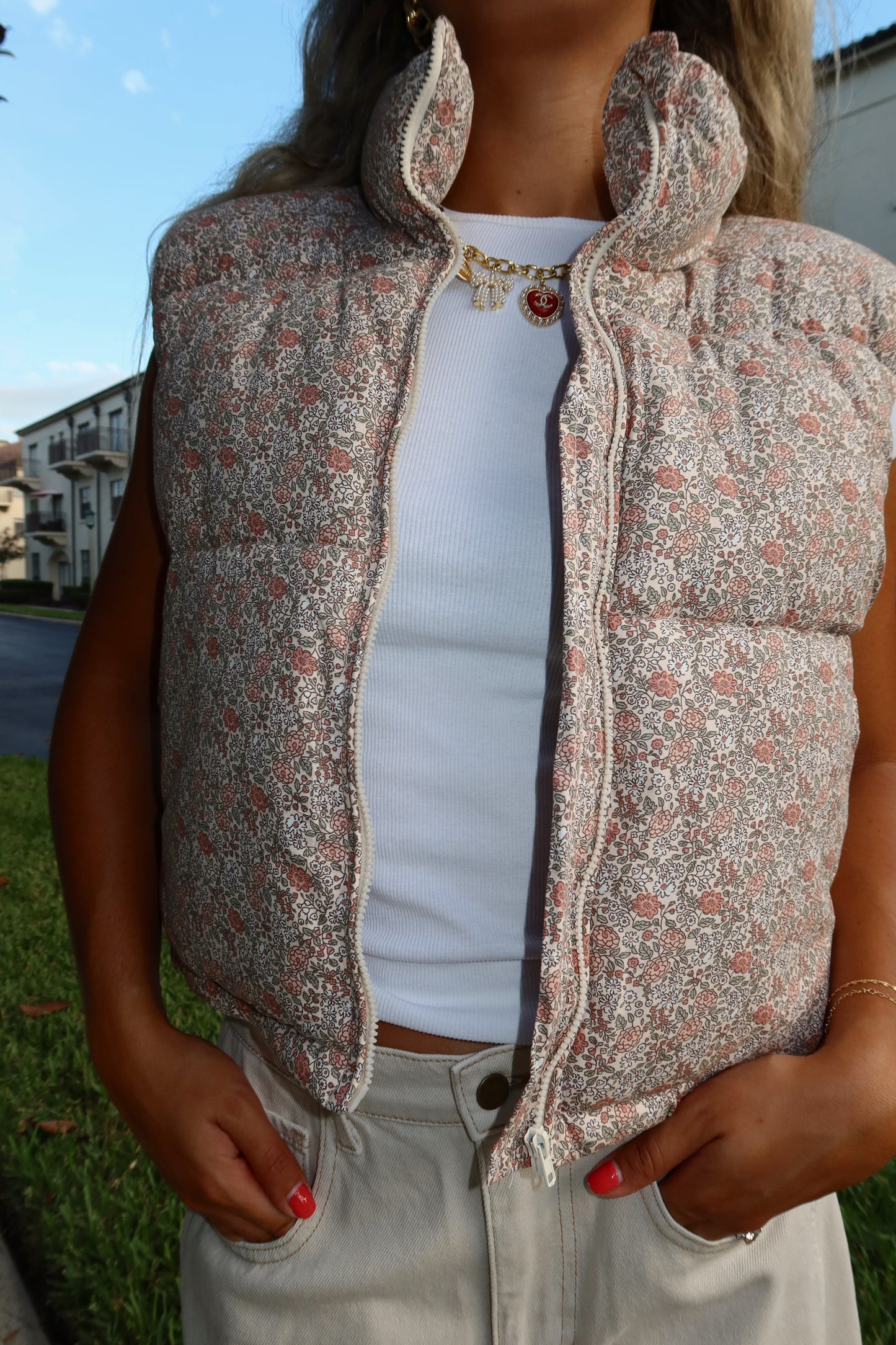 Rosewood Puffer Vest