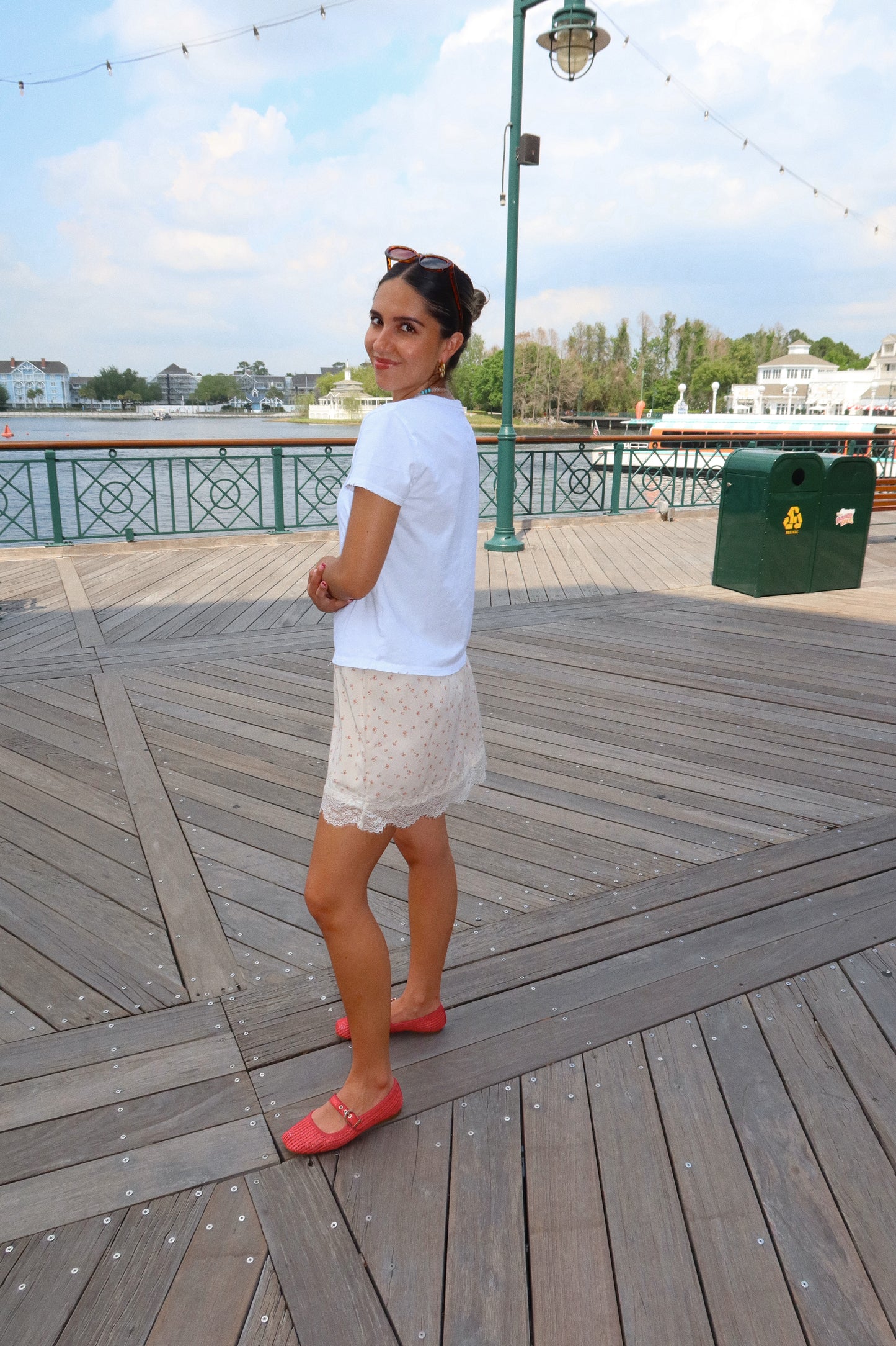 Colette Lace Floral Skirt