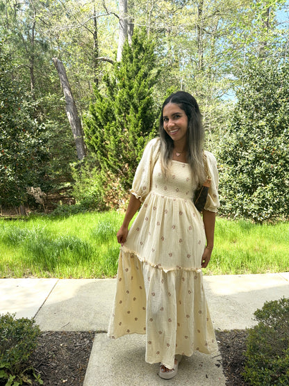 Golden Daisy Dress