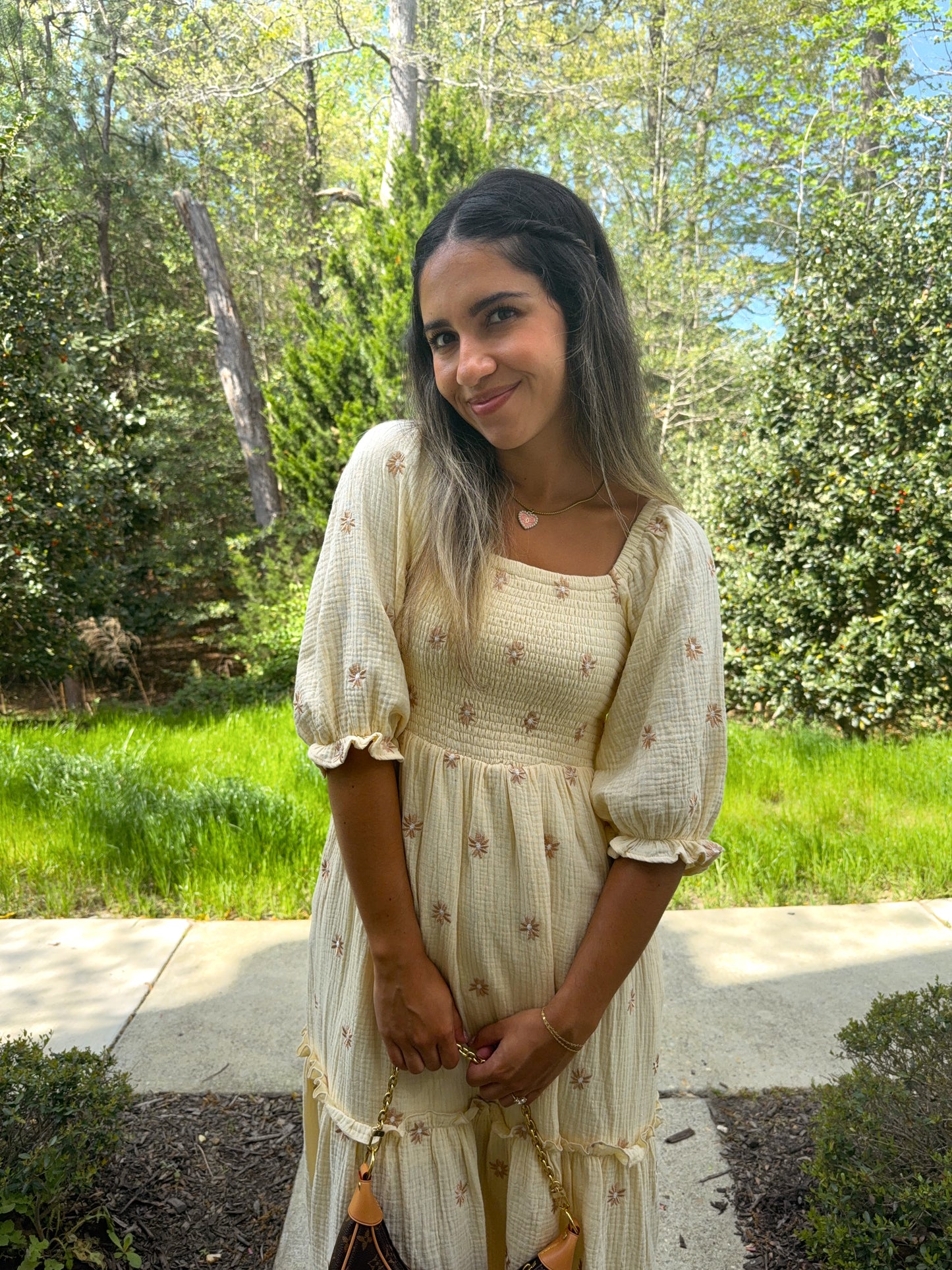Golden Daisy Dress