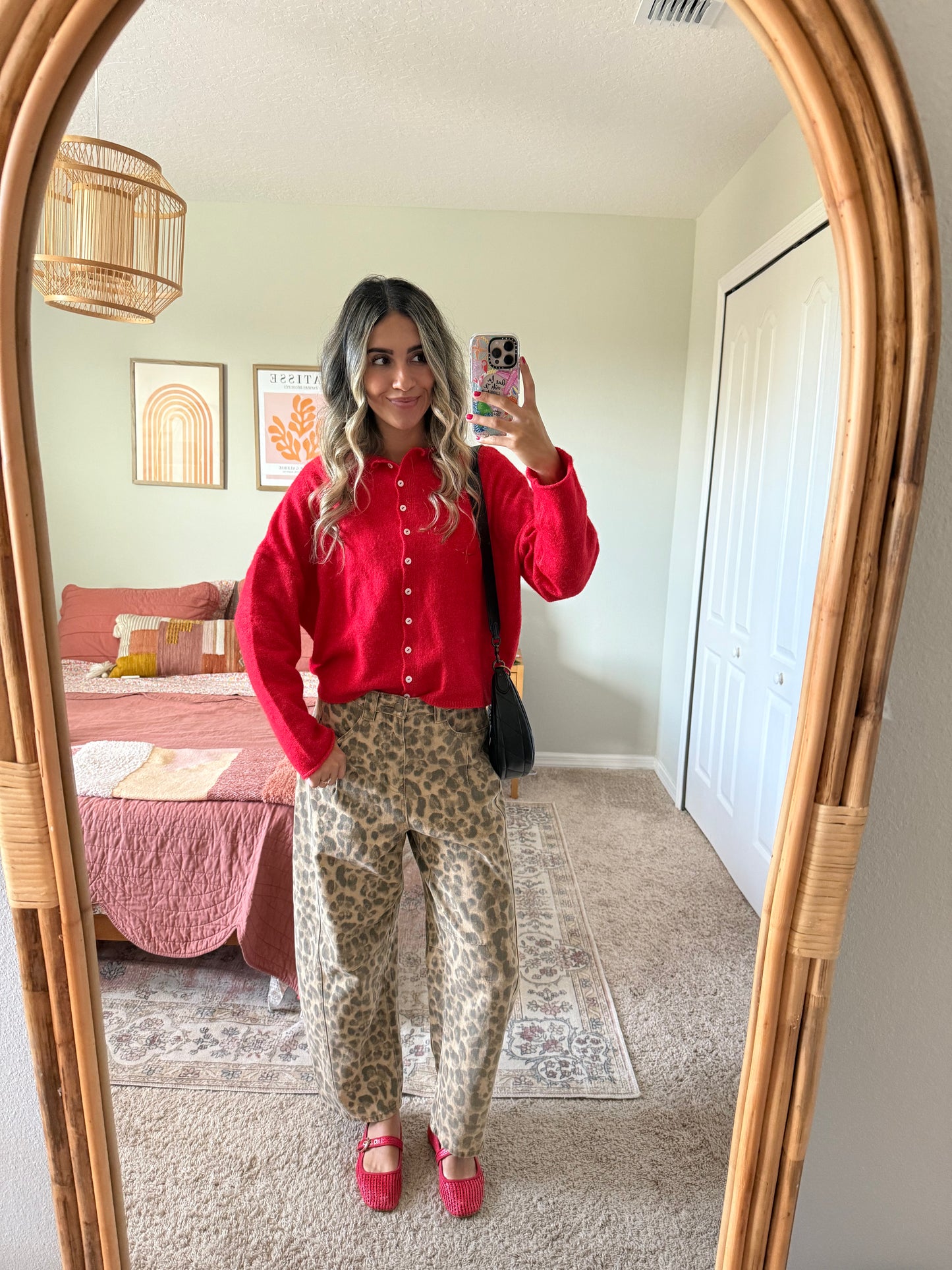 Butterfly Effect Cardi- Red