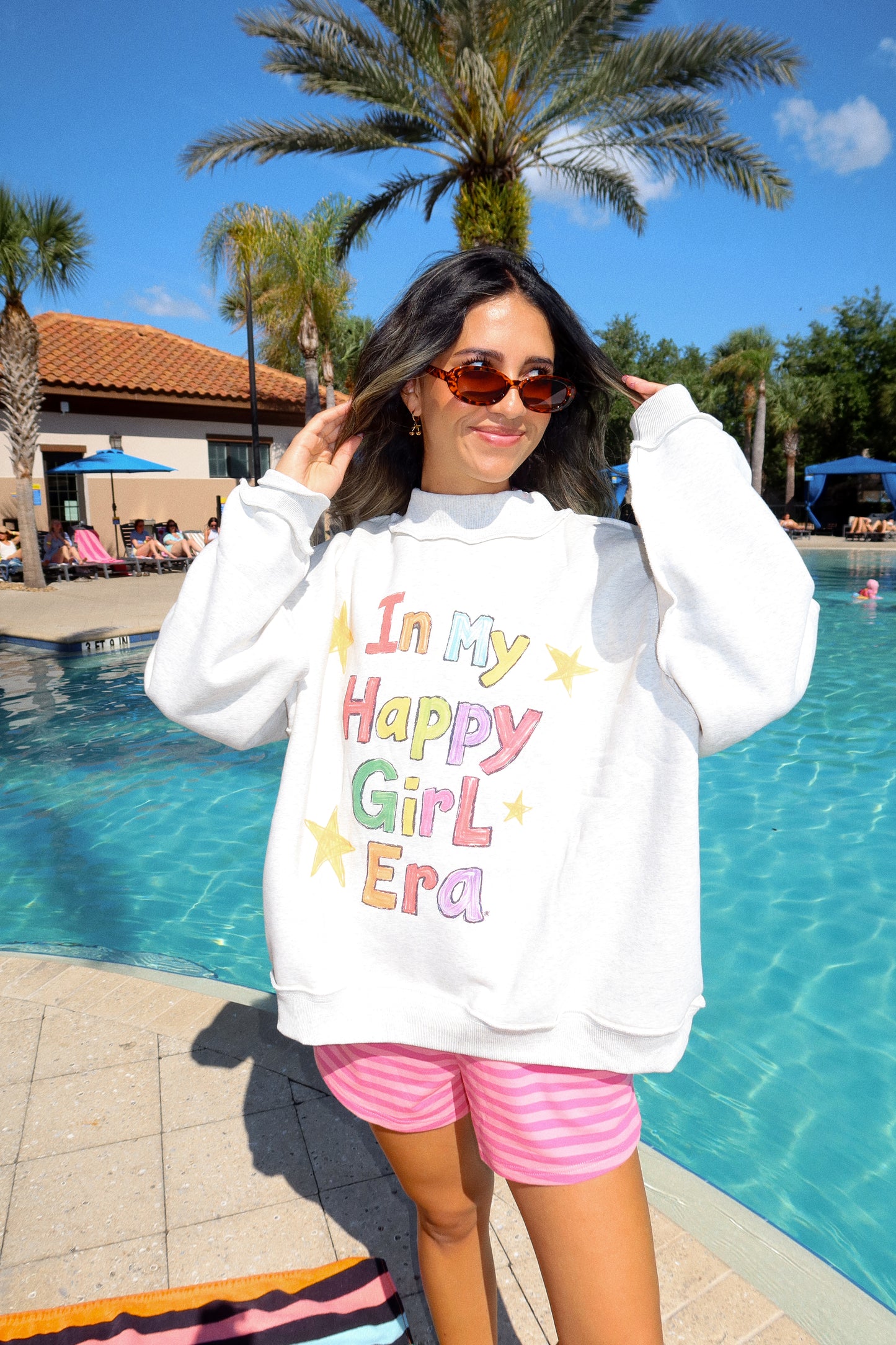 Happy Girl Mockneck