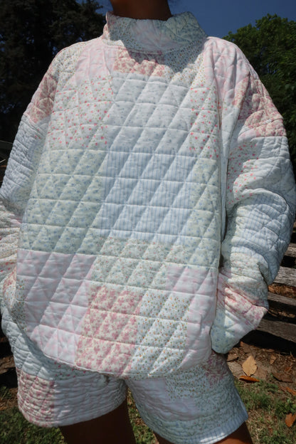 Briar Quilted Mockneck