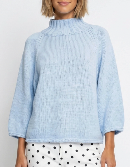 Cova Knit Mock Sweater