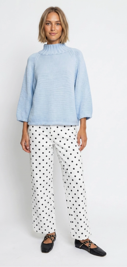 Cova Knit Mock Sweater