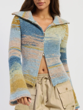 Watercolor Zip Jacket