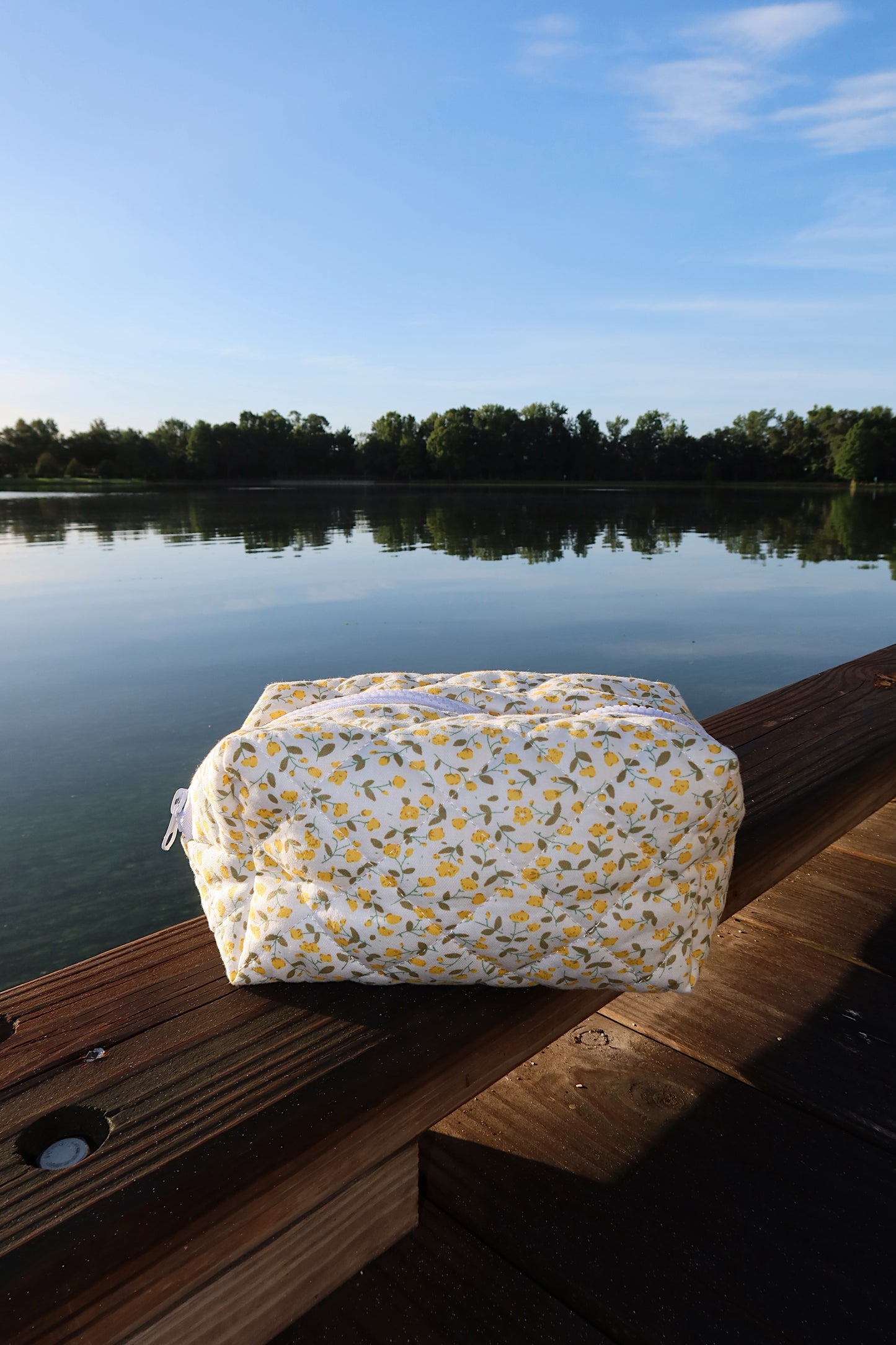 Garden Gingham Cosmetic Bag