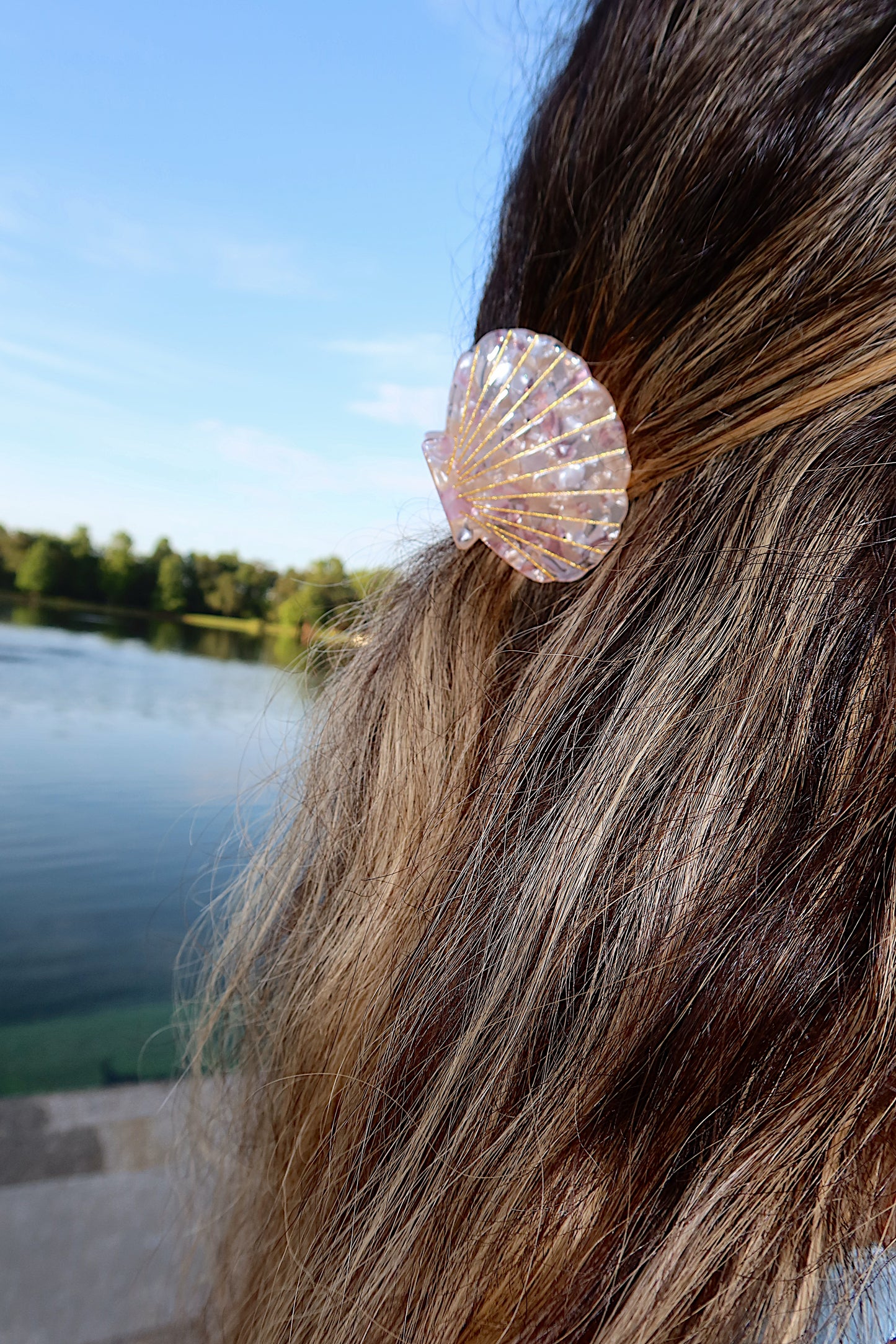 Seashell Hair Clip