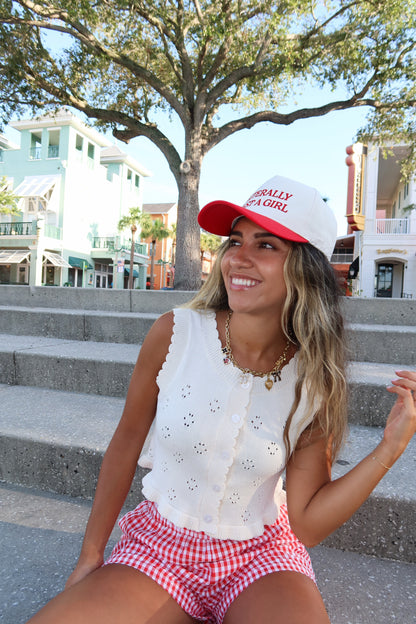 Coastal Breeze Tank- White