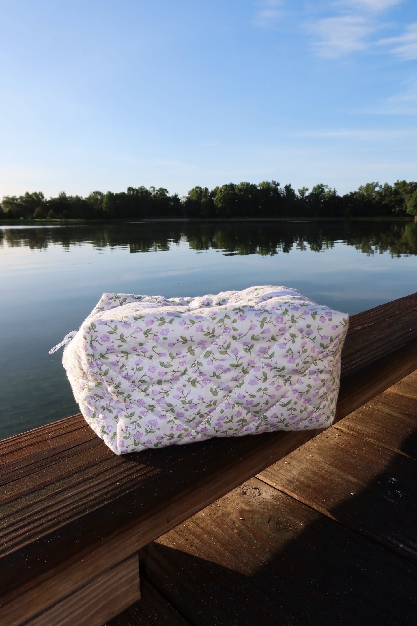 Garden Gingham Cosmetic Bag